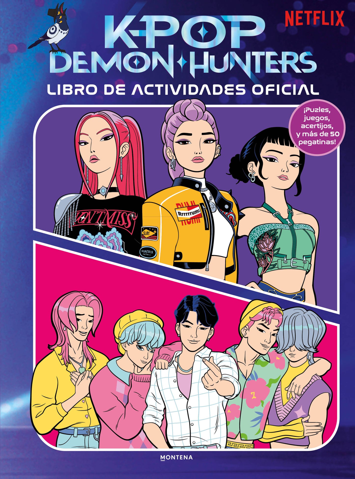 KPop Demon Hunters: libro de actividades oficial - (MONTENA)