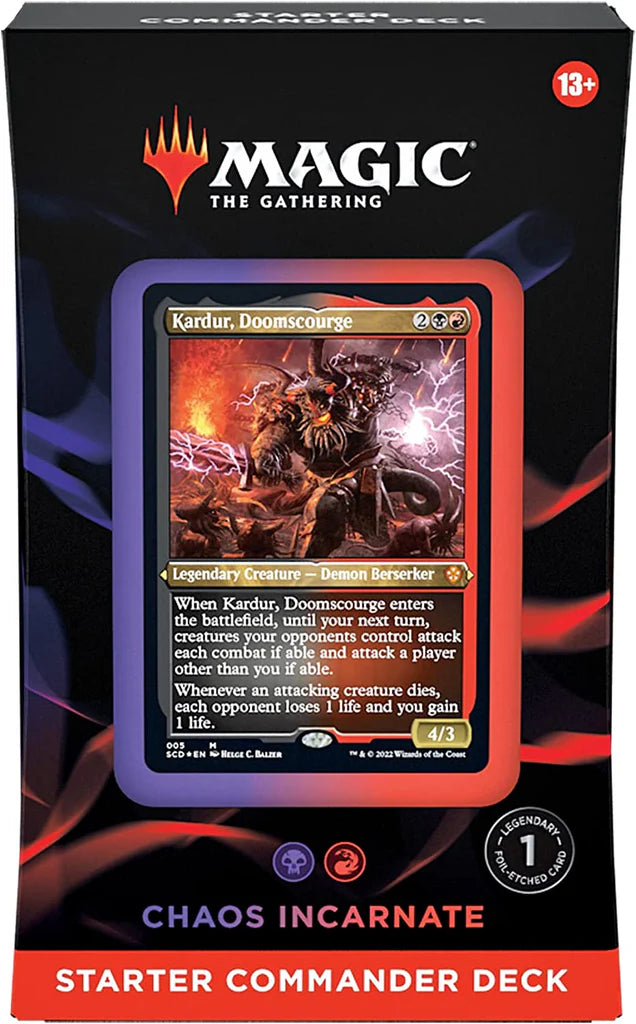 STARTER COMMANDER DECK (CHAOS INCARNATE) (INGLÉS) - MAGIC THE GATHERING