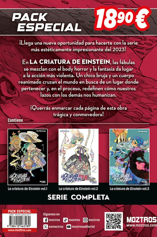 PACK LA CRIATURA DE EINSTEIN - MOZTROS