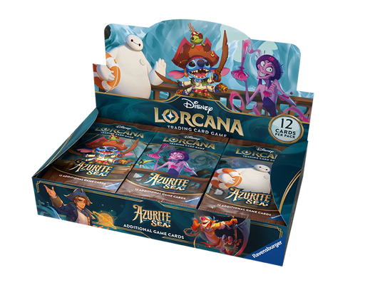 Paquetes de refuerzo (24 Unidades) Azurite Sea - Disney Lorcana TCG (INGLÉS)