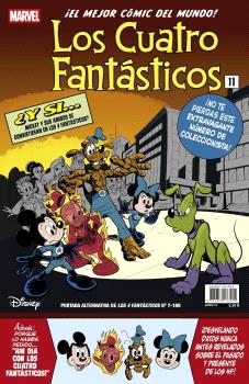 LOS 4 FANTASTICOS 07  ( PORTADA  DISNEY FANTASTIC FOUR 11 ) - PANINI COMICS