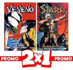 MARVEL HC 2X1 VENENO. EL HAMBRE/ FAUCES Y GARRAS Y STARR EL ASESINO - PANINI