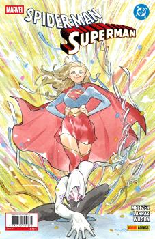 SPIDERMAN/SUPERMAN 01 ( PORTADA PEACH MOMOKO ) - PANINI