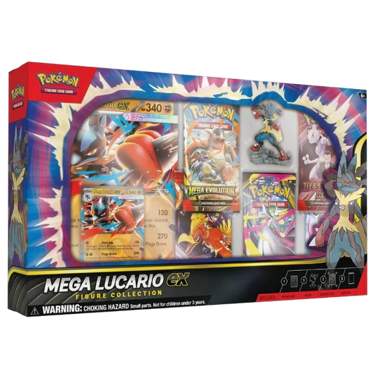Mega Lucario ex Figure Collection Megaevolución | Mega Evolution - POKEMON TCG (Español)