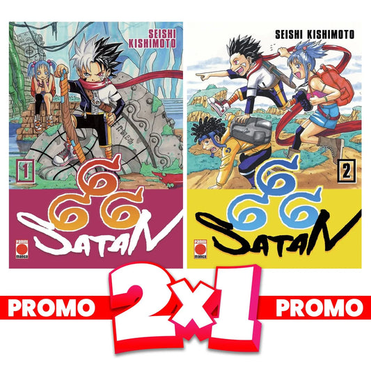 PACK 666 SATAN 1 + 2 - PANINI MANGA