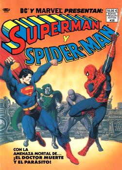 SUPERMAN Y SPIDERMAN. DC-MARVEL TREASURY EDITION. - PANINI