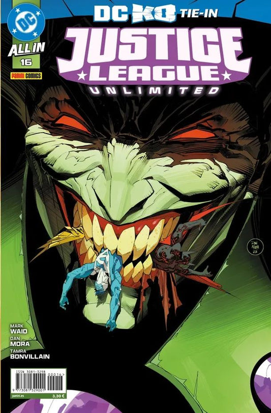 ALL IN JUSTICE LEAGUE UNLIMITED 16 ( DC K.O. TIE-IN ) - PANINI