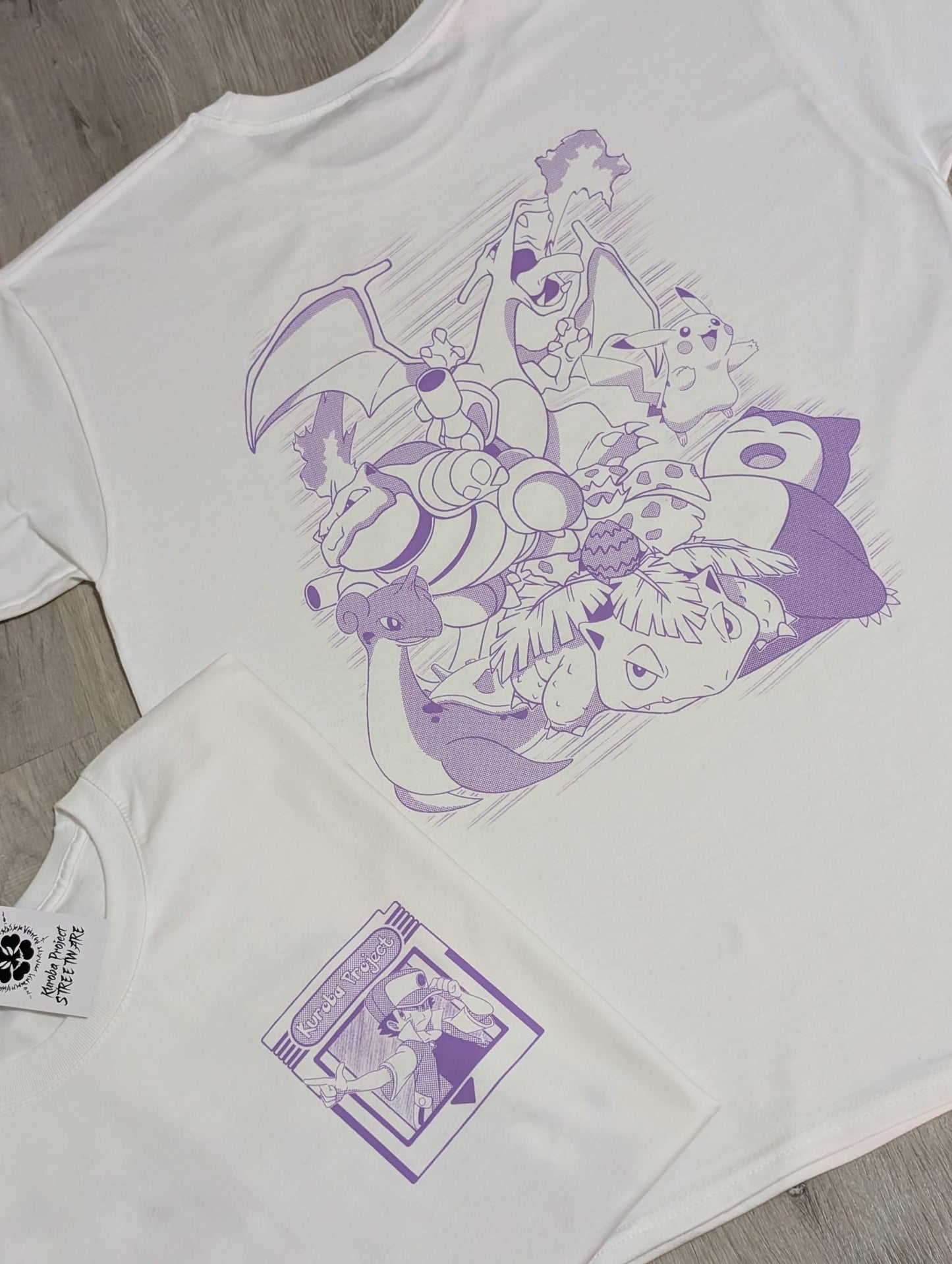 CAMISETA POKEMON - KUROBA PROJECT
