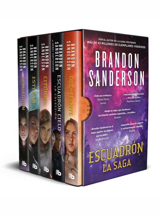 Estuche Escuadrón (Contiene: Escuadrón | Estelar | Citónica | Escuadrón Cielo | Desafiante) - Brandon Sandersony (B DE BOLSILLO)