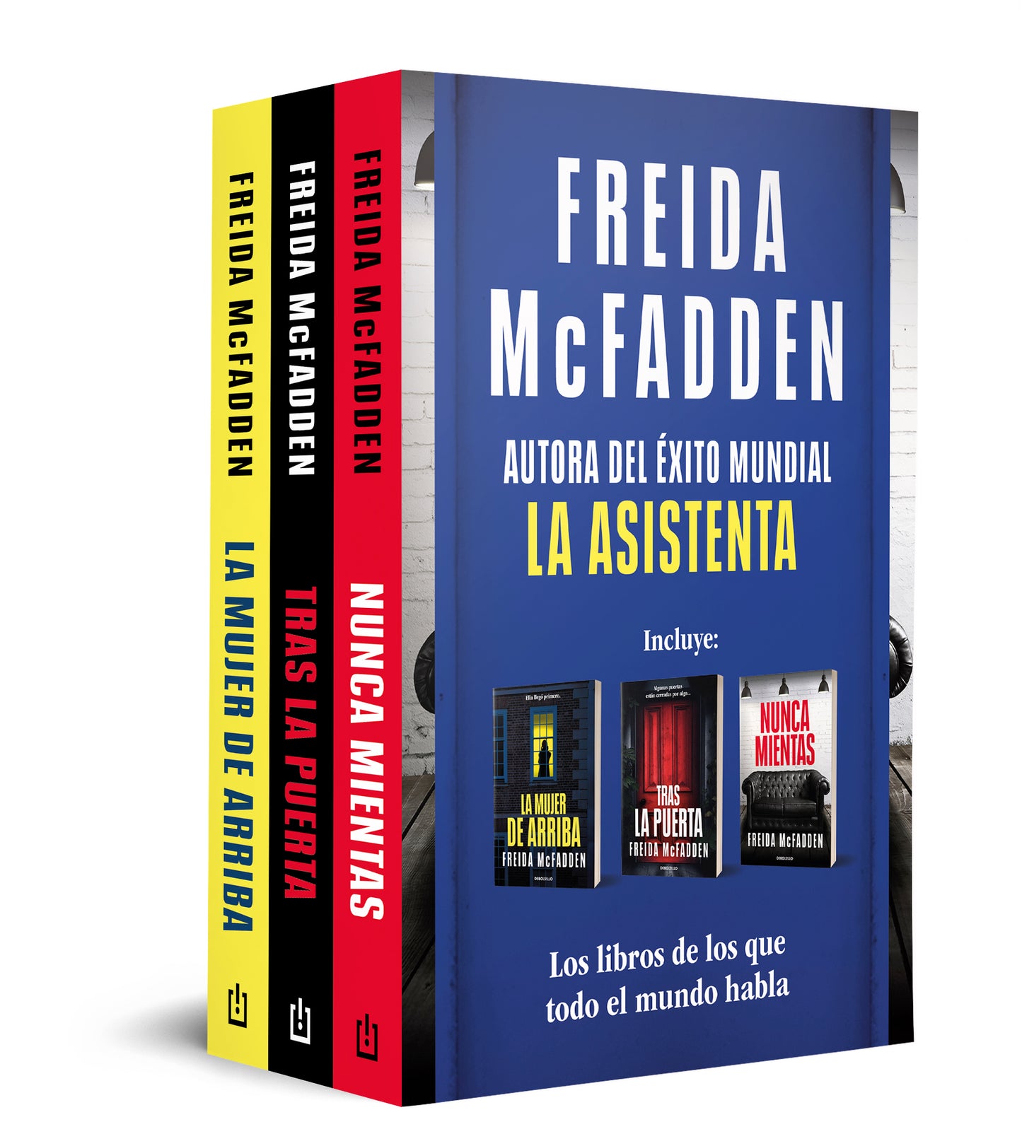 Pack Freida McFadden (contiene: La mujer de arriba | Tras la puerta | Nunca mientas) - FREIDA MCFADDEN (DEBOLSILLO)