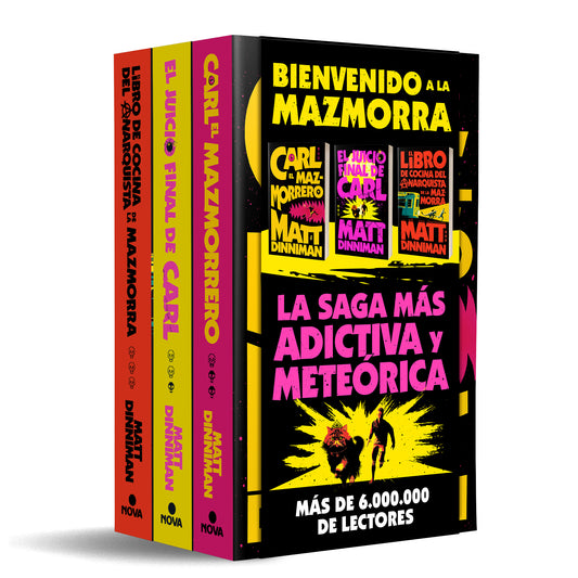 PACK BIENVENIDO A LA MAZMORRA (CARL EL MAZMORRERO | EL JUICIO FINAL DE CARL | EL LIBRO DE COCINA DEL ANARQUISTA) (CARL E - DINNIMAN, MATT (NOVA)