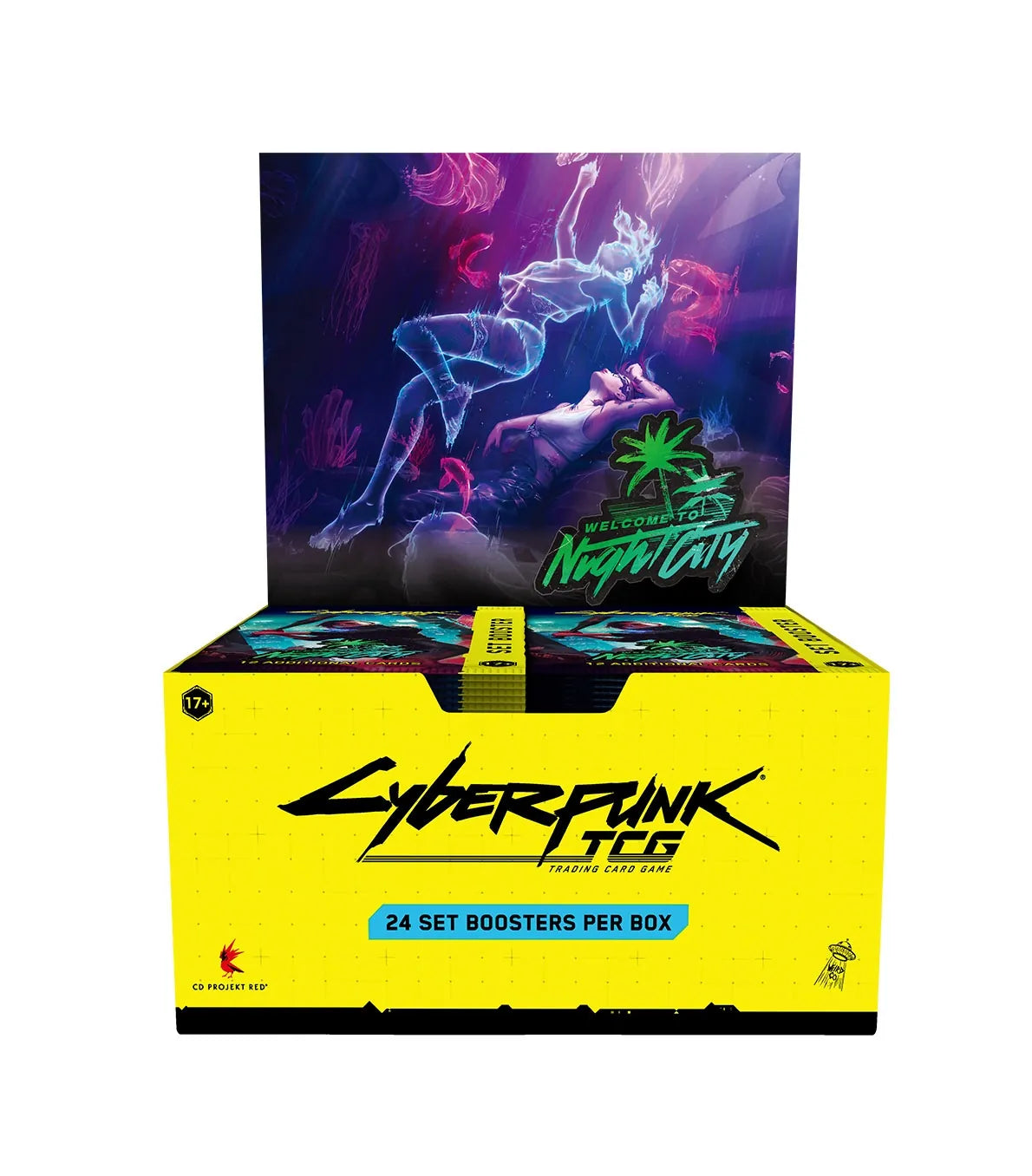 Booster Box Display (24 sobres) Welcome to Night City Inglés - Cyberpunk TCG
