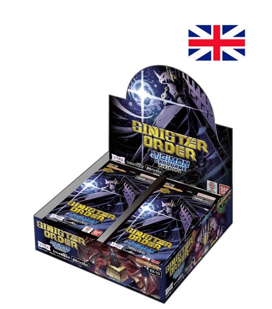 Booster Box Display Sinister Order EX10 Extra Booster Display (24 Packs) Inglés - Digimon TCG