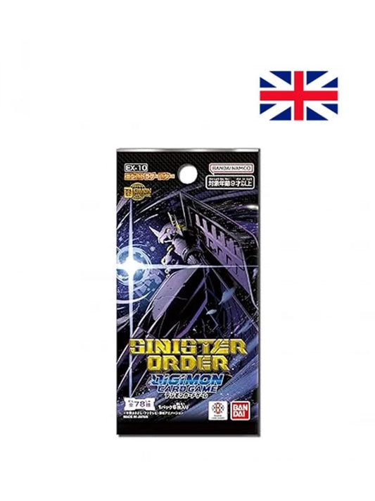 SOBRE Sinister Order EX10 Extra Booster Display Inglés - Digimon TCG