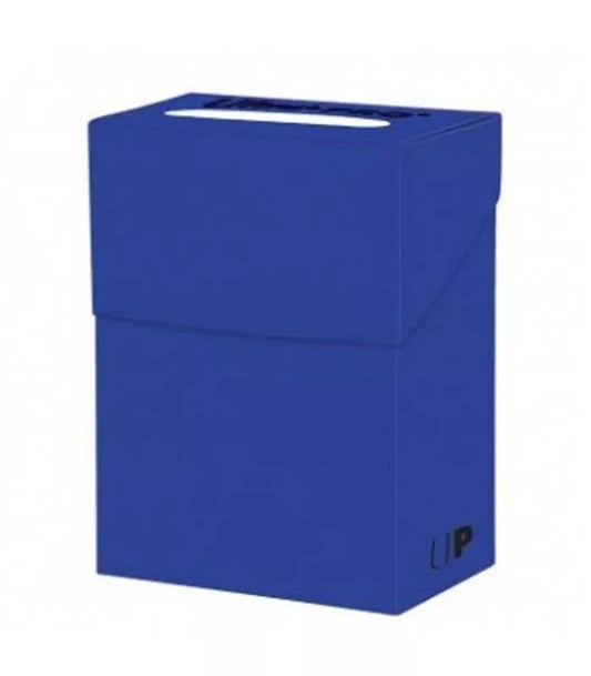Caja de mazo Deck Box New Solid Azul Ultra Pro.