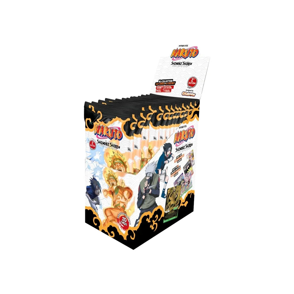 (PREVENTA) Naruto TCG: Mythos Shinobi Shiren 1st Edition - Booster (24 SOBRES) Inglés