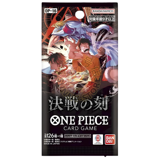 BOOSTER ONE PIECE OP16 - THE TIME OF BATTLE (JAPONÉS) SOBRE JAPONÉS