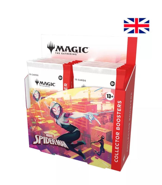 Collector Booster Display (12 Sobres) Marvel's Spider-Man Inglés - Magic The Gathering