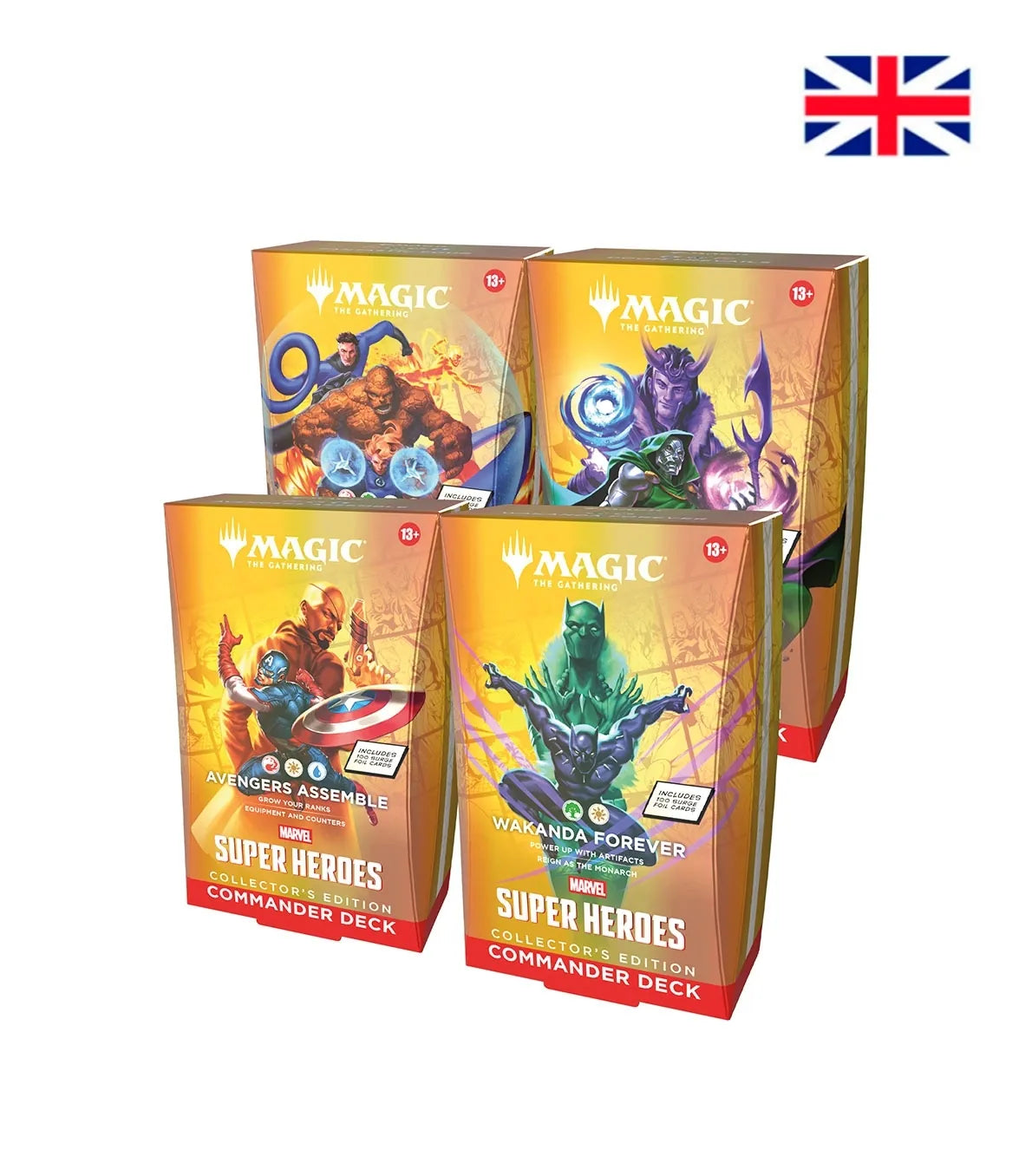 (PREVENTA) Collector's Edition (4 mazos) Marvel Super Heroes Inglés - Magic The Gathering