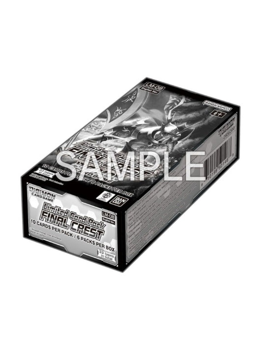 Limited Card Pack Final Crest LM-08 Display - Digimon Card Game TCG