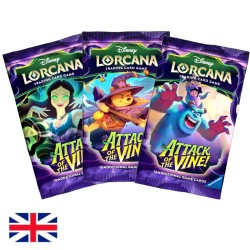 Paquete de refuerzo (SOBRE) Inglés Attack of the Vine! - Disney Lorcana TCG (INGLÉS)