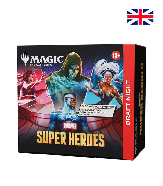 (PREVENTA) Draft Night Marvel Super Heroes Inglés - Magic The Gathering
