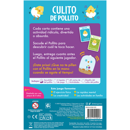 JUEGO DE MESA Culito de pollito