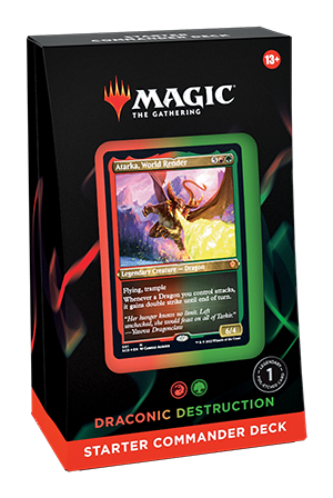 STARTER COMMANDER DECK (DRACONIC DESTRUCTION) (INGLÉS) - MAGIC THE GATHERING