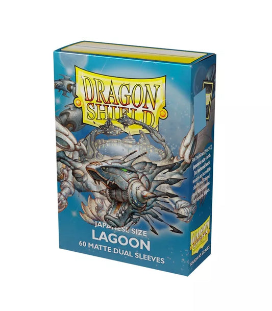 Fundas Small 59mm x 86mm Japanese Dual Matte Lagoon Saras Azul (60 fundas) Dragon Shield.