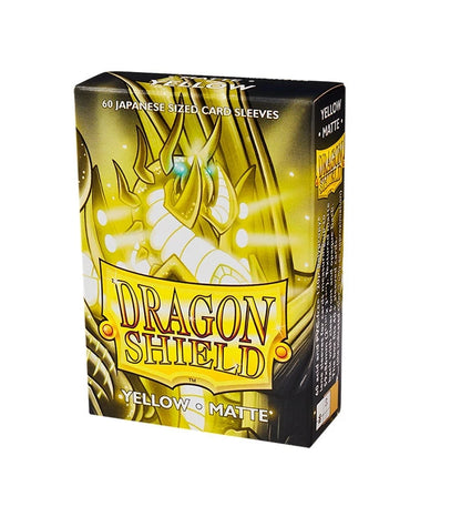 Fundas Small 59mm x 86mm Japanese Matte Amarillo (60 fundas) Dragon Shield.