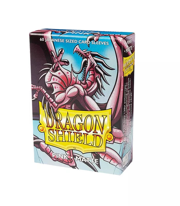 Fundas small 59mm x 86mm Japanese Matte Rosa (60 fundas) Dragon Shield.