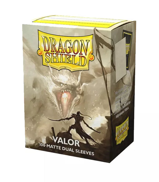 Fundas Standard 63 mm x 88 mm Dual Matte Valor Claro (100 fundas) Dragon Shield