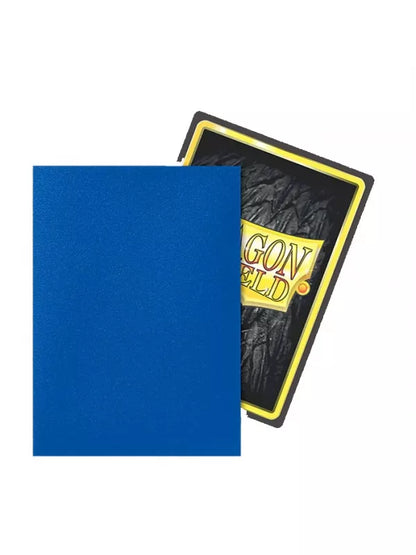 Fundas Standard 63 mm x 88 mm Dual Matte Wisdom Azul (100 fundas) Dragon Shield