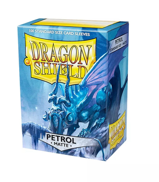 Fundas Standard Matte Azul Petróleo (100 fundas) Dragon Shield.