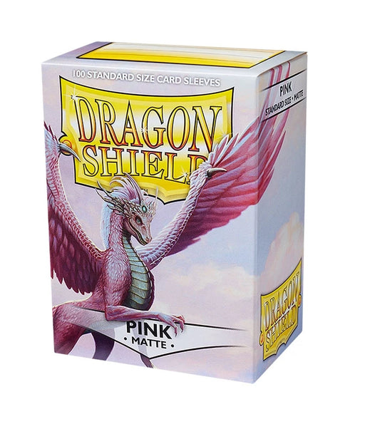 Fundas Standard Matte Rosa (100 fundas) Dragon Shield.