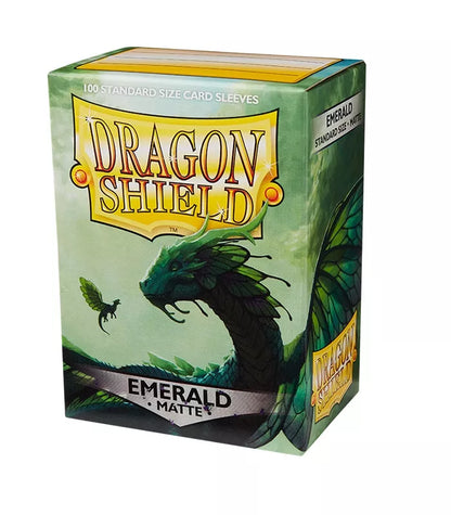 Fundas Standard Matte Verde Esmeralda (100 fundas) Dragon Shield.