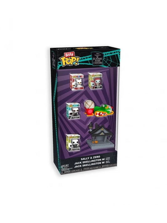 Funko Bitty POP! Bundle Sally & Zero Jack Skellington - Pesadilla antes de Navidad
