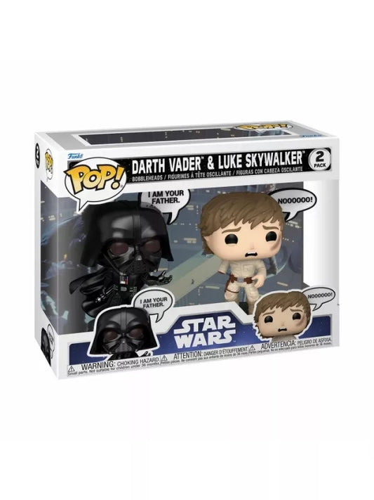 Funko POP! Vinyl 2-Pack Darth vader and luke skywalker The Empire Strikes Back (STAR WARS)