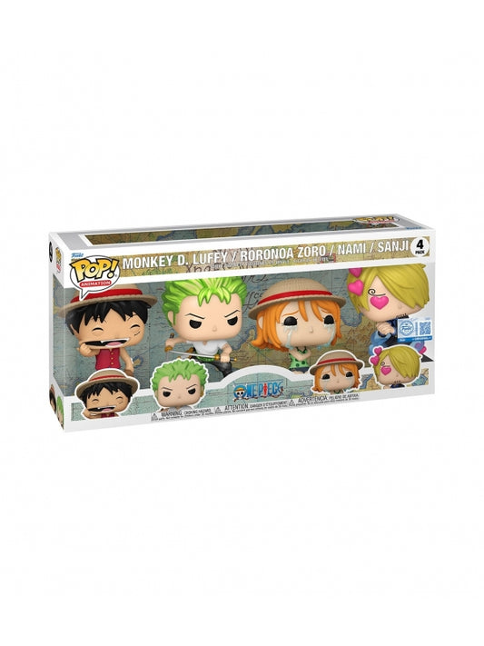 Funko POP! Vinyl 4-Pack Exc Promo Refresh - One Piece