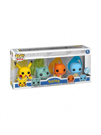 Funko POP! Vinyl 4-Pack Exc Promo Starters - Pokémon