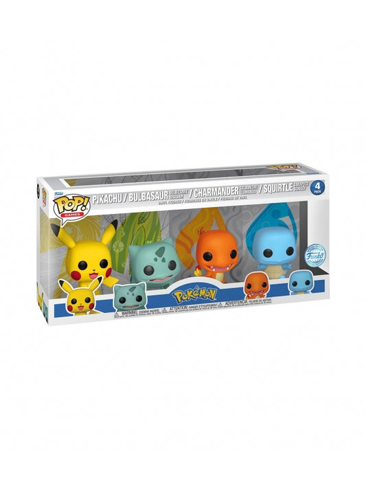 Funko POP! Vinyl 4-Pack Exc Promo Starters - Pokémon
