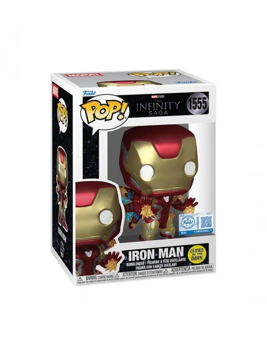 Funko POP! Vinyl (Exc) Iron Man With Beams (Glow) - Marvel