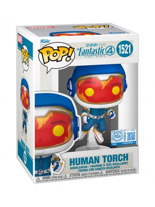 Funko POP! Vinyl Human Torch with suit Los 4 Fantásticos - Marvel
