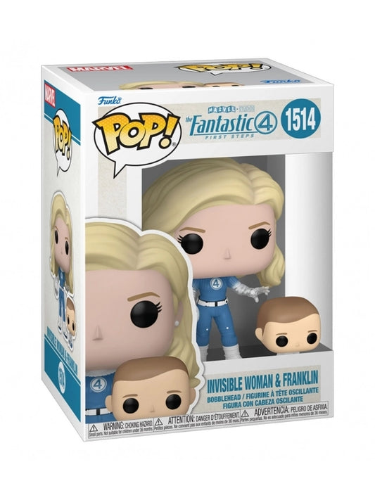 Funko POP! Vinyl Invisable Woman & Franklin Los 4 Fantásticos - Marvel