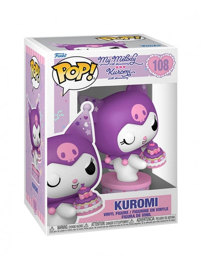 Funko POP! Vinyl Kuromi (with cake) 20th Anniversary - Sanrio