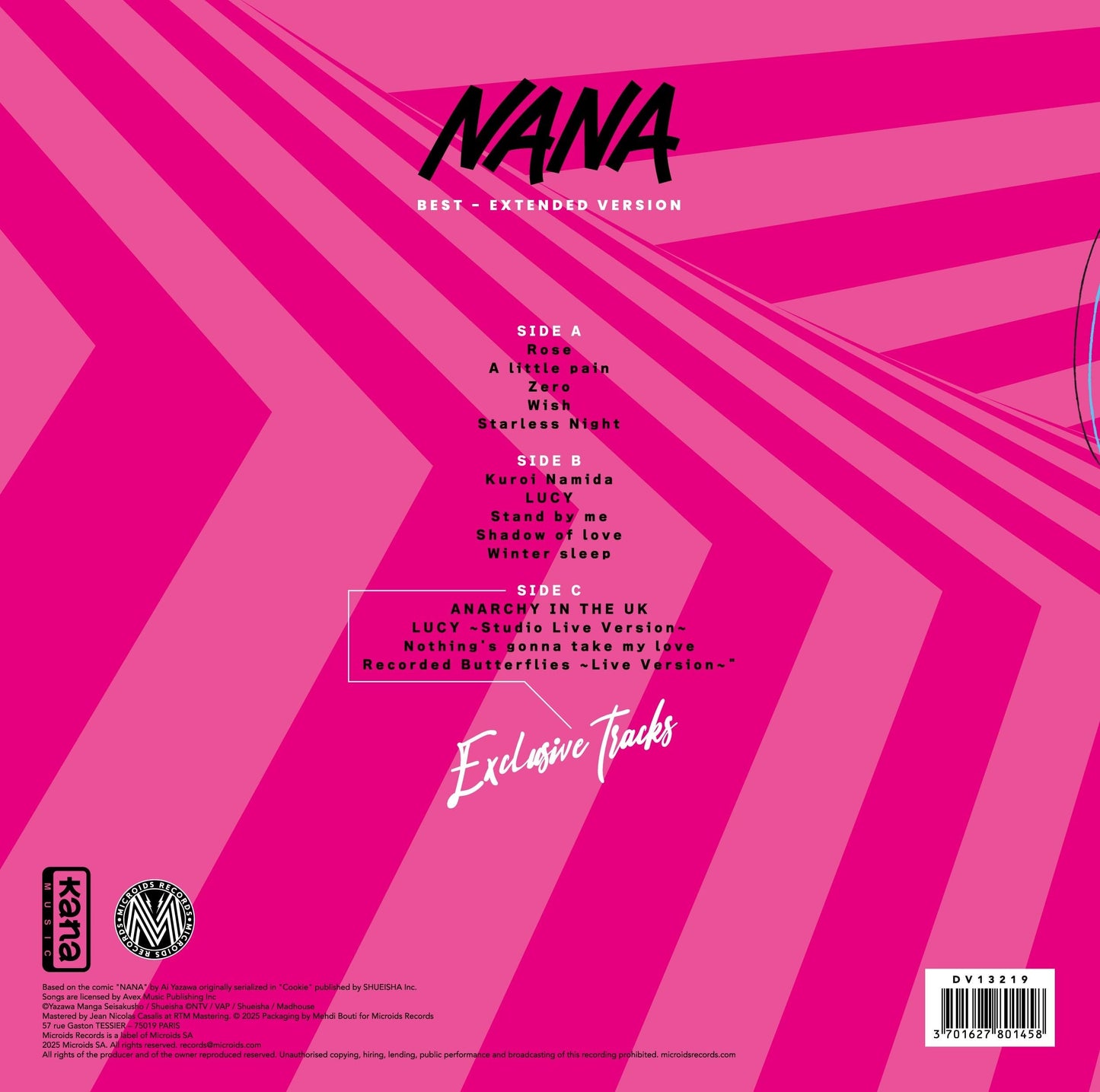 (PREVENTA) Nana Best Collection Vinilo 2 x LP Extended Version
