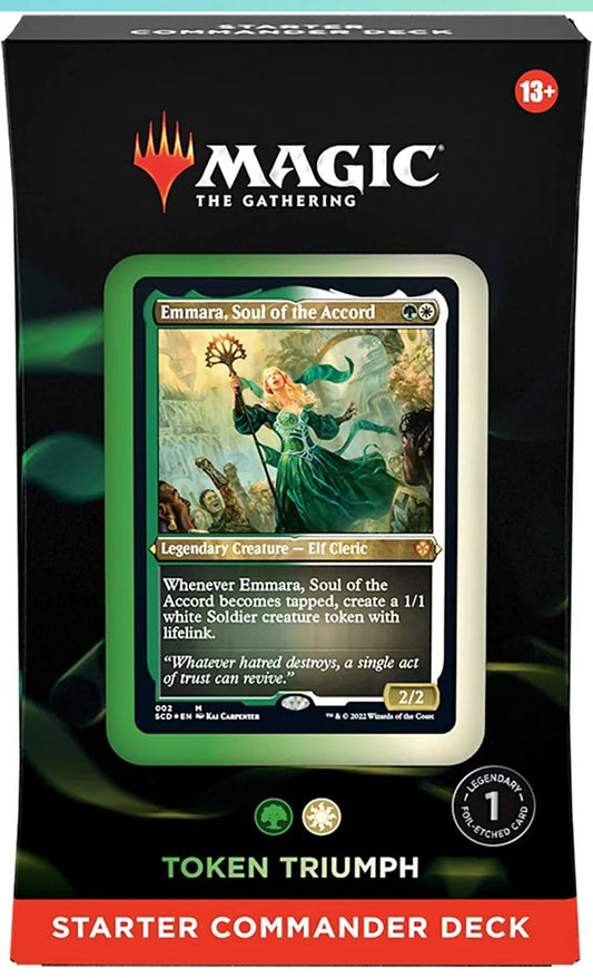 STARTER COMMANDER DECK (TOKEN TRIUMPH) (INGLÉS) - MAGIC THE GATHERING