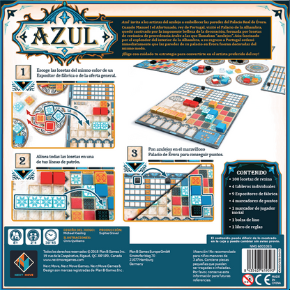 JUEGO DE MESA AZUL