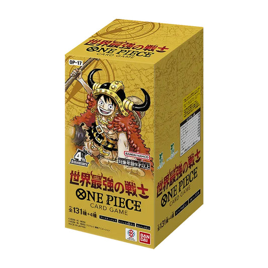 (RESERVA) Caja OP17 - The World's Strongest Warriors (Japonés)