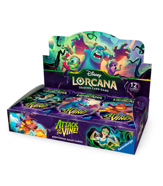 Paquetes de refuerzo (24 Unidades) Inglés Attack of the Vine! - Disney Lorcana TCG (INGLÉS)